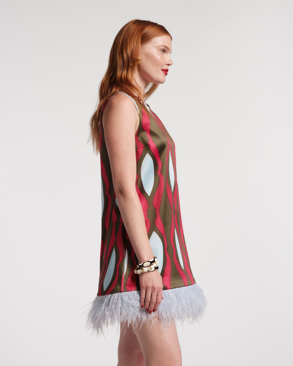 Darcy Shift Dress - Lava Geo Dresses Frances Valentine