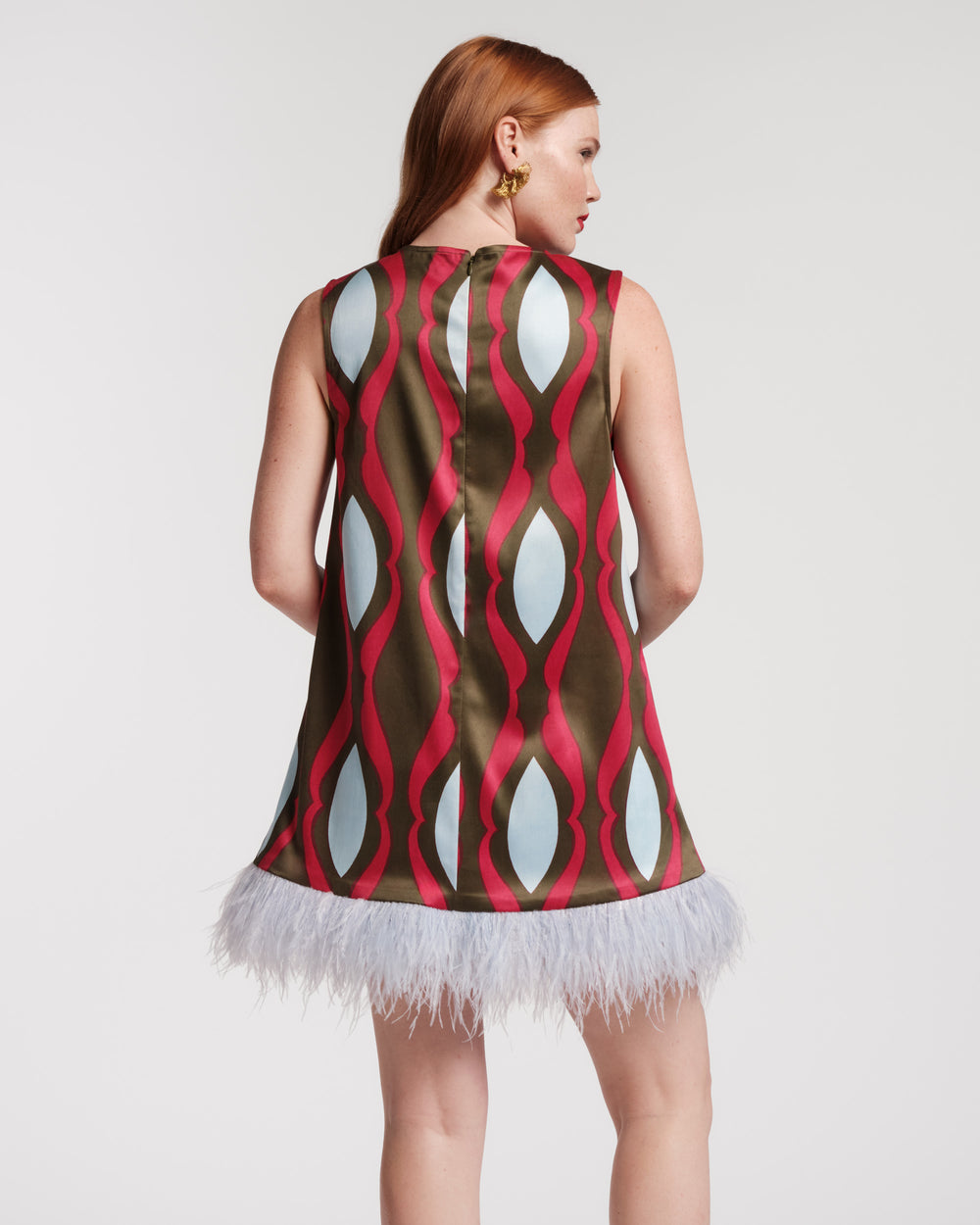 Darcy Shift Dress - Lava Geo Dresses Frances Valentine