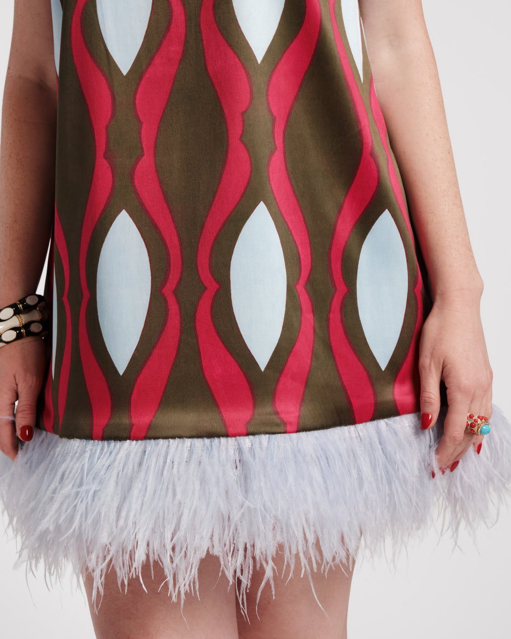 Darcy Shift Dress - Lava Geo Dresses Frances Valentine