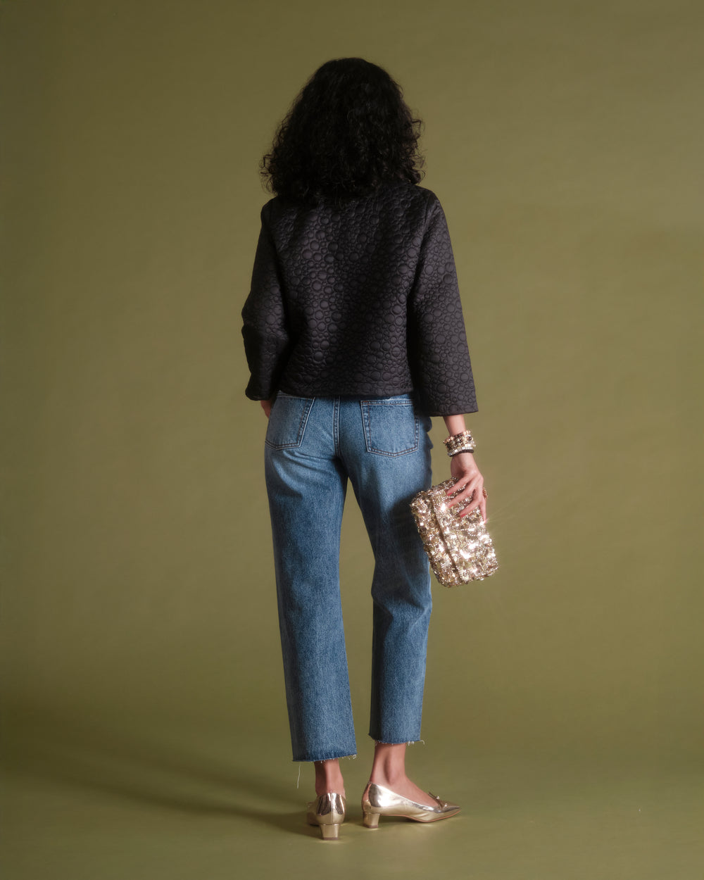 Ginger Quilted Jacket - Black Coats & Jackets Frances Valentine