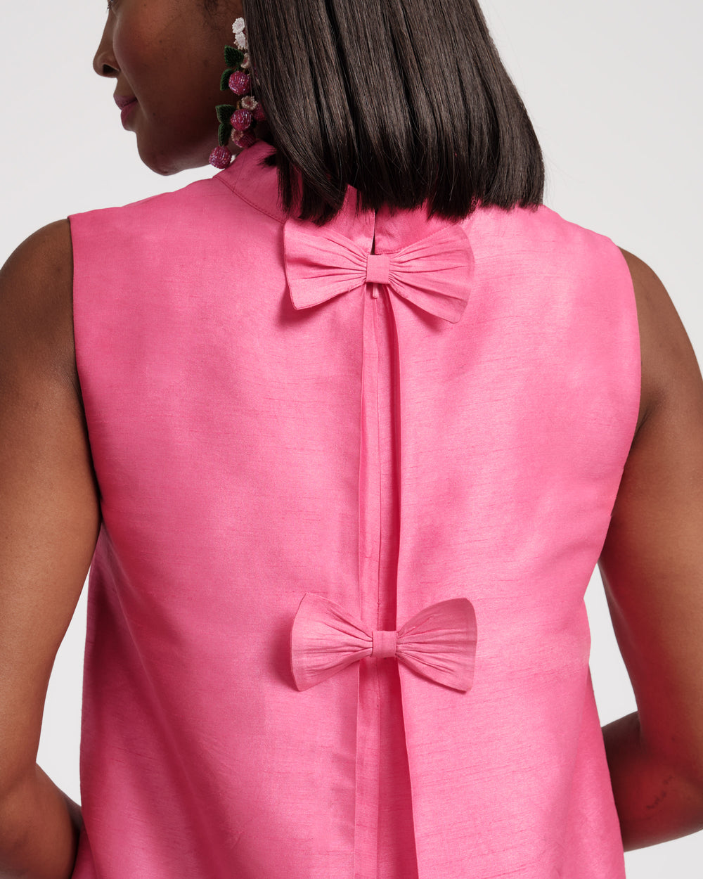 Sleeveless Diplomat Mini Dress - Pink Dresses Frances Valentine
