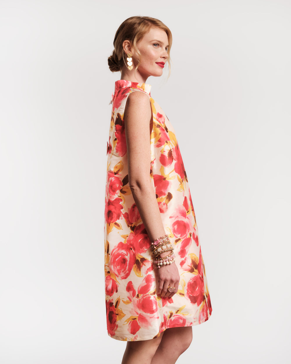 Diplomat Mini Dress - English Rose Frances Valentine