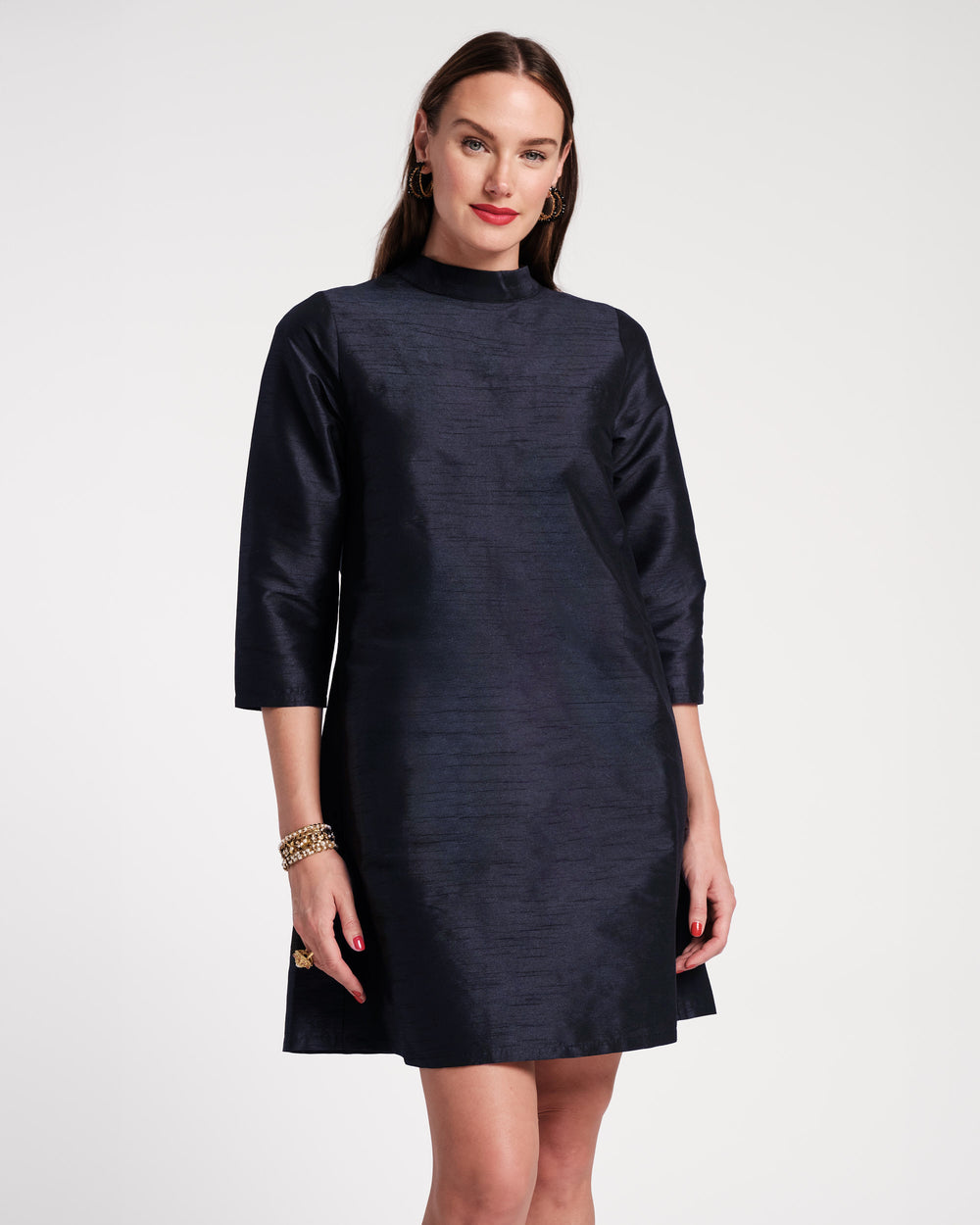 Diplomat Mini Dress - Navy Dresses Frances Valentine
