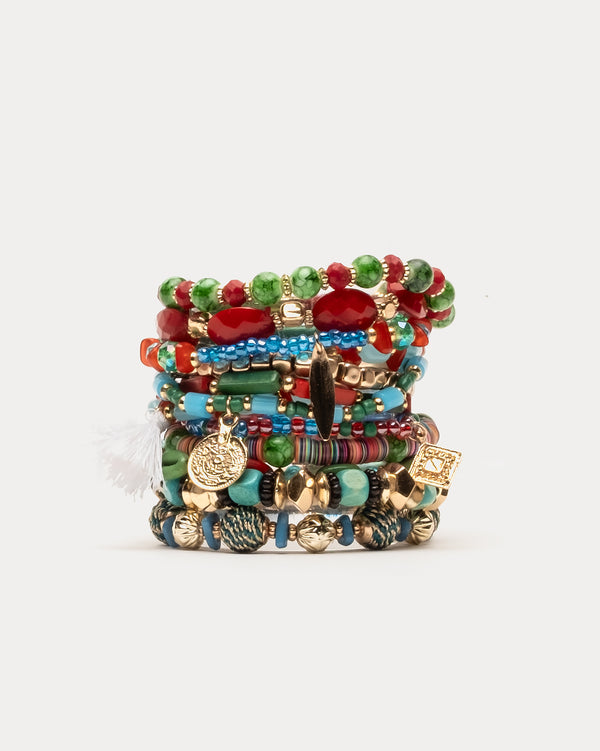 Gotham Beaded Stacked Bracelet Bracelets Frances Valentine