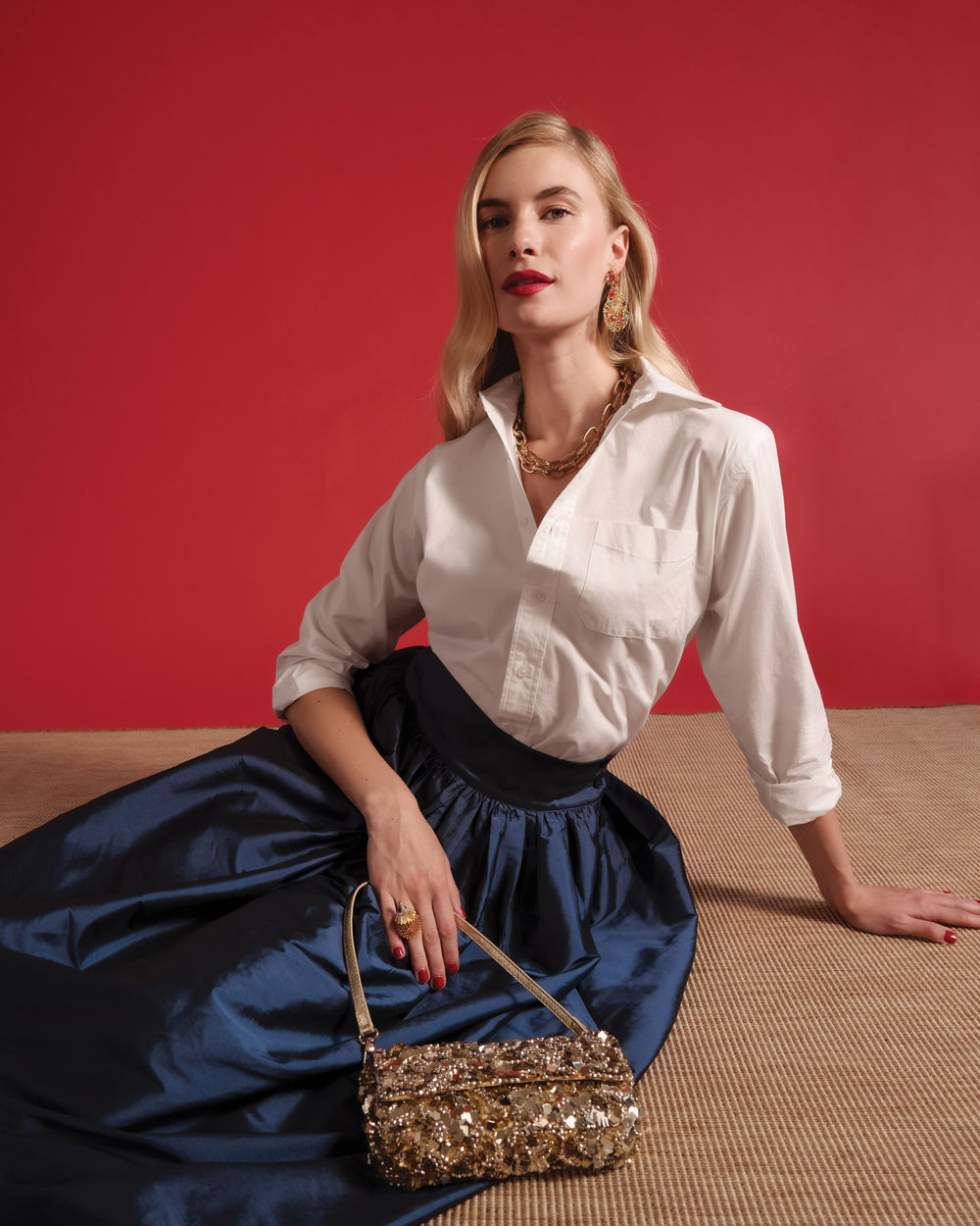 Perfect Button Down - White Tops Frances Valentine