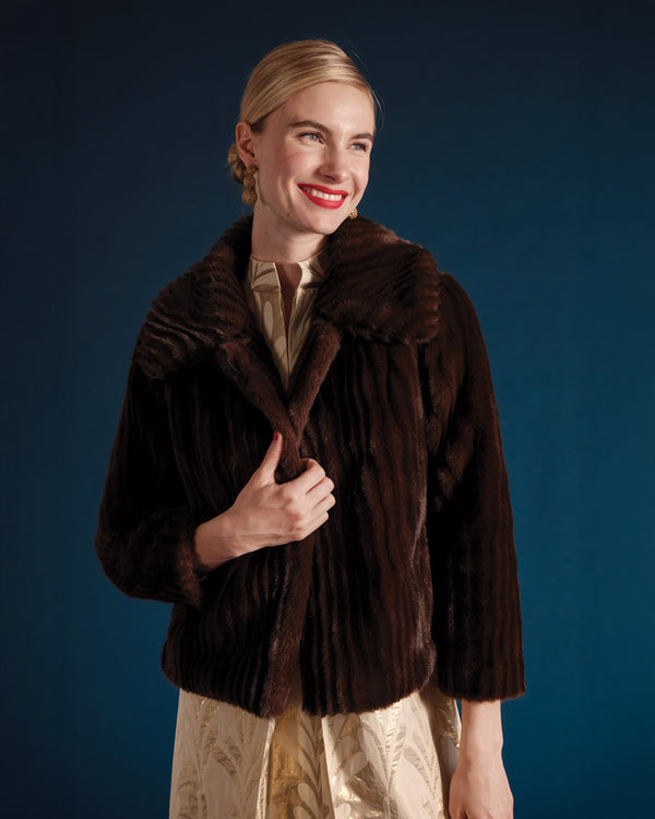 Babe Faux Fur Jacket - Brown Coats & Jackets Frances Valentine