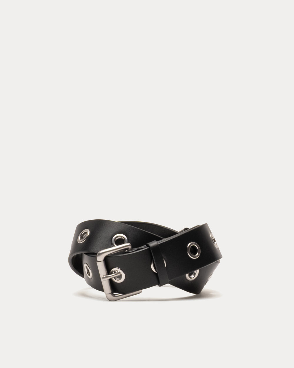 MTM Leather Grommet Belt - Black Belt Frances Valentine