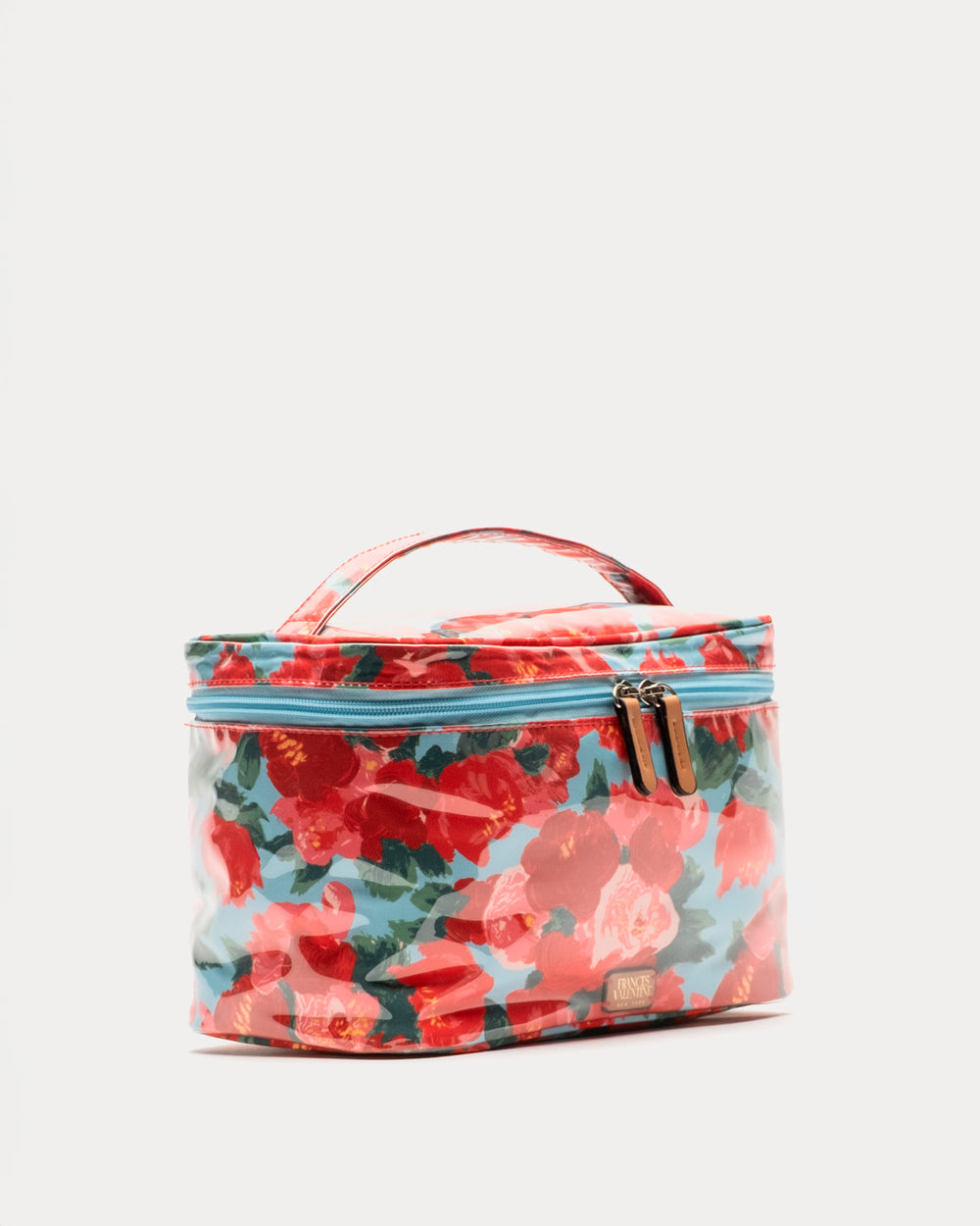 Train Case Cosmetic - Peony Print Small Cosmetic Frances Valentine
