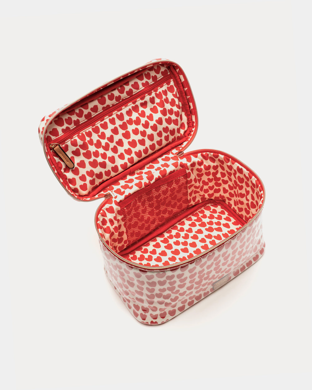 Train Case Cosmetic - Baby Hearts Small Cosmetic Frances Valentine