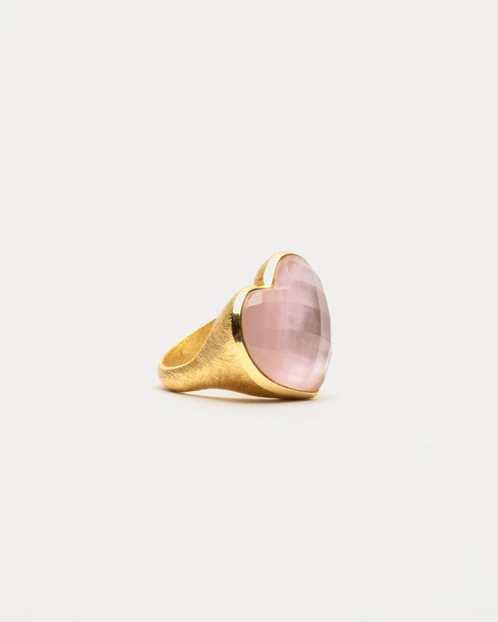 Lennon Ring - Rose Quartz Pink Ring Marcia Moran