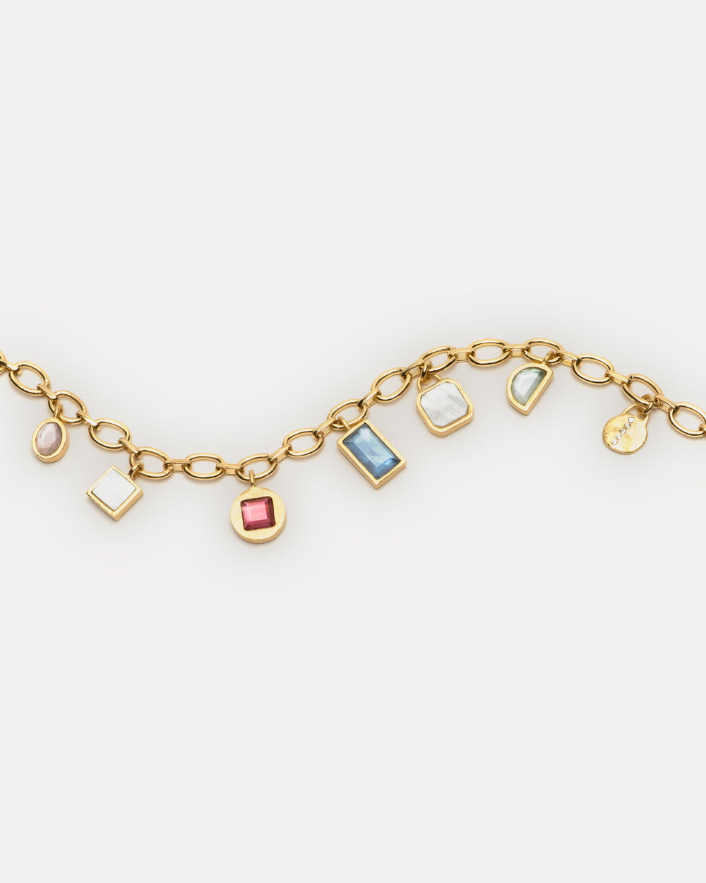 Charm Necklace - Gold/Multi Necklace Frances Valentine