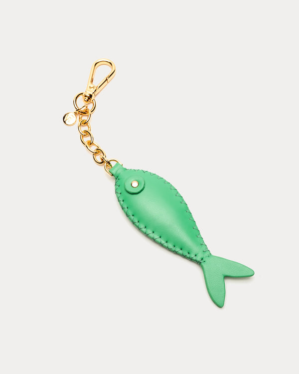 Fishie Charm Keychain - Green Keychain Frances Valentine
