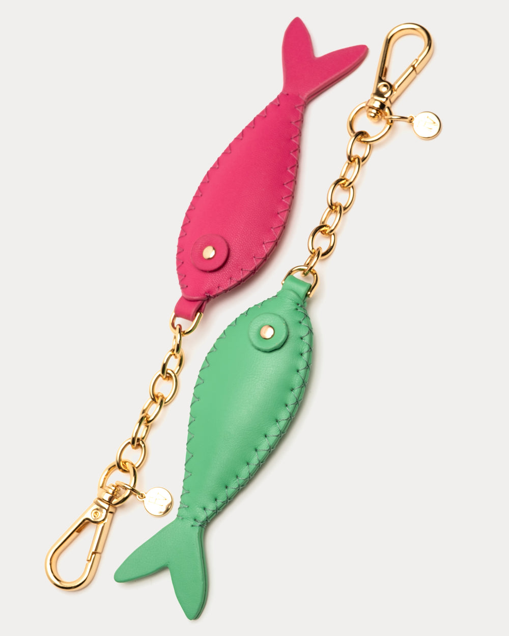 Fishie Charm Keychain - Green Keychain Frances Valentine