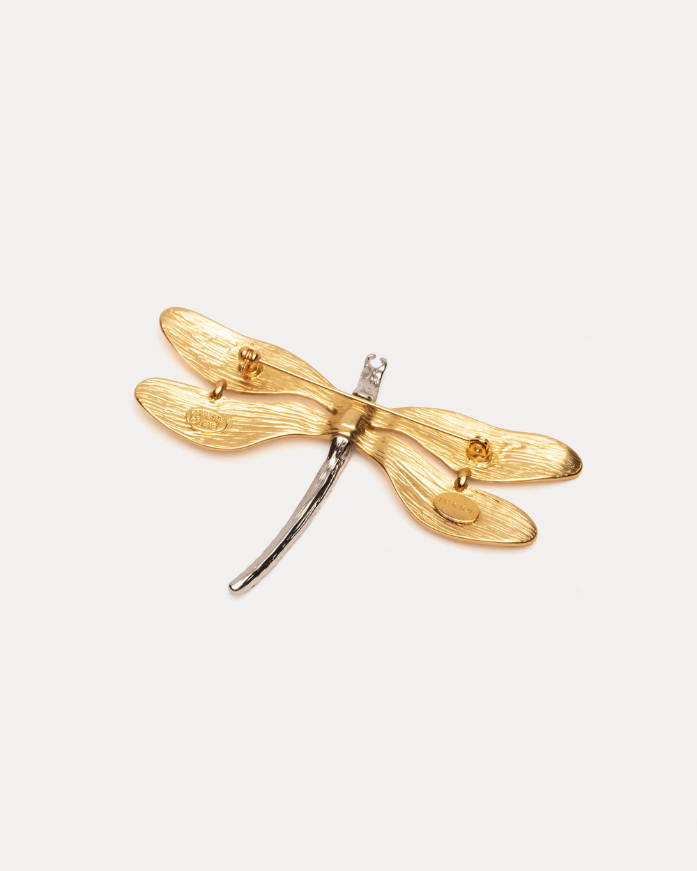Dragonfly Pin Gold Brooch KJL