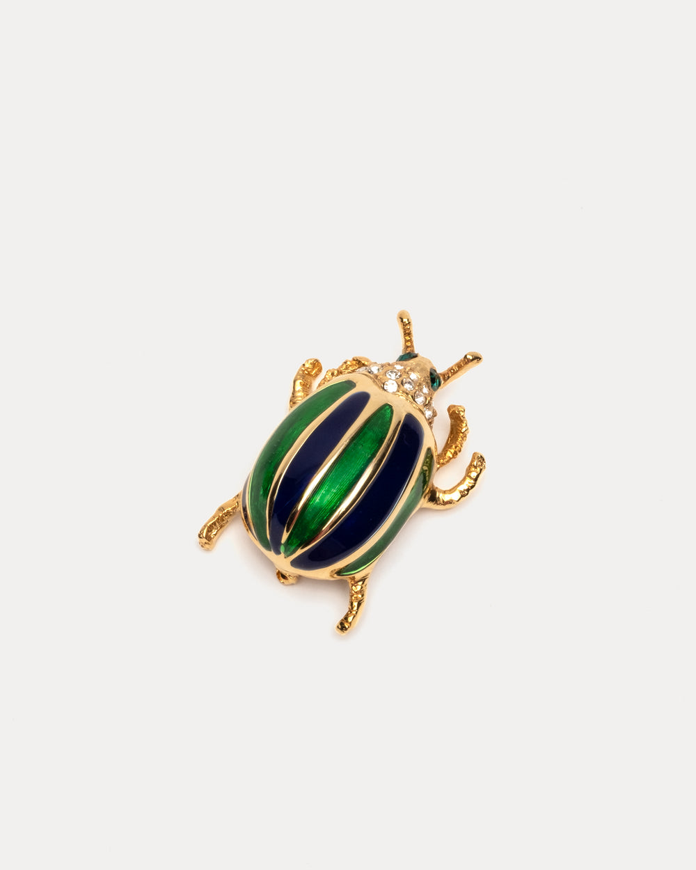 Beetle Pin - Green Brooch Frances Valentine