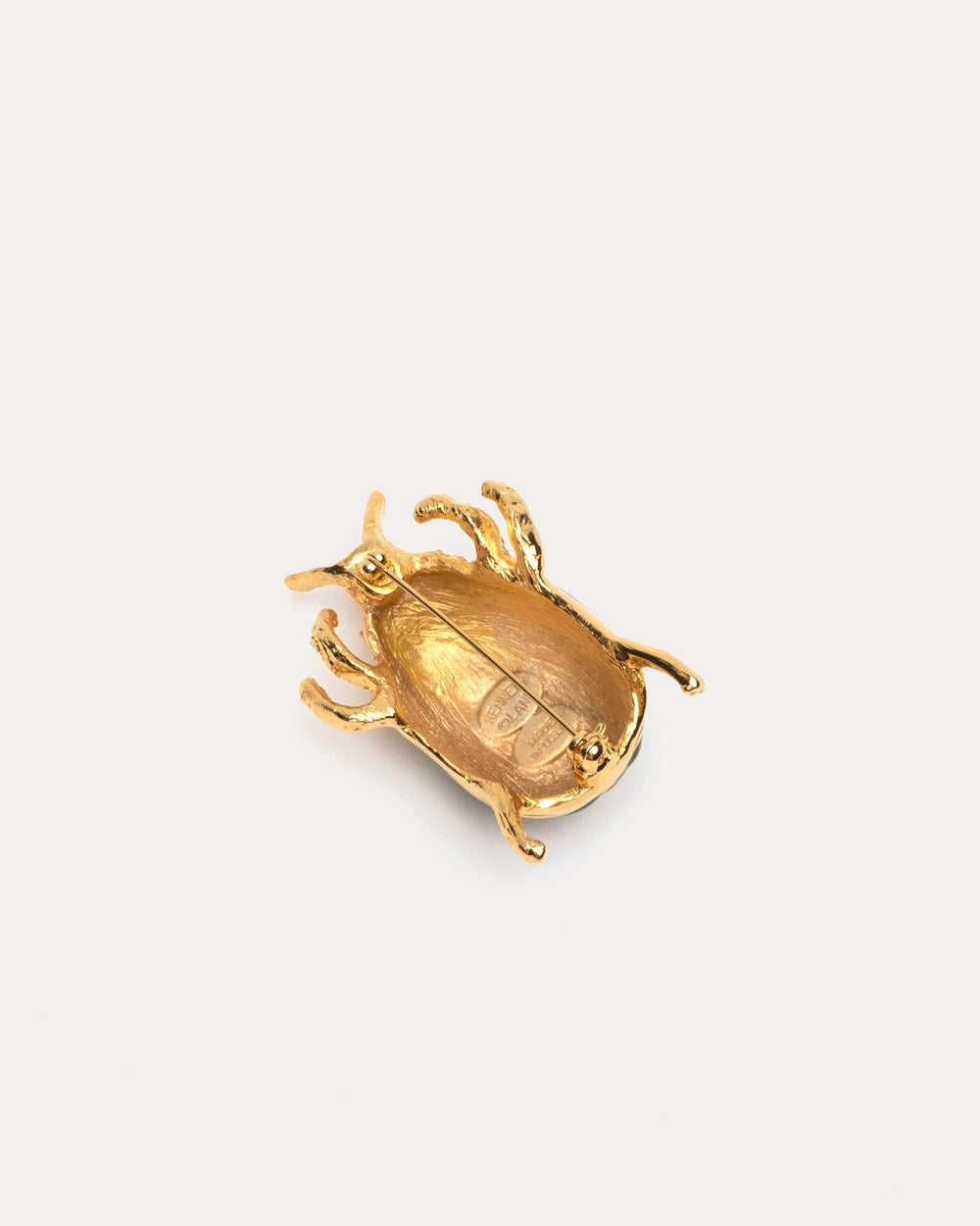 Beetle Pin - Green Brooch Frances Valentine