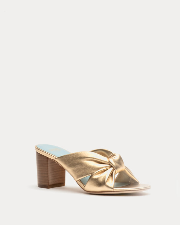 Mollie Slide Heel - Platino Heels Frances Valentine