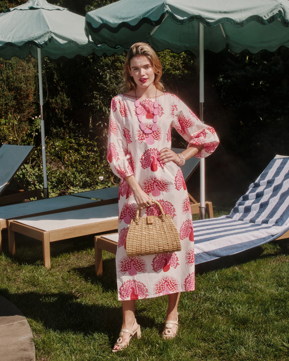 Minnow Maxi Dress - Peacock Oyster Dresses Frances Valentine