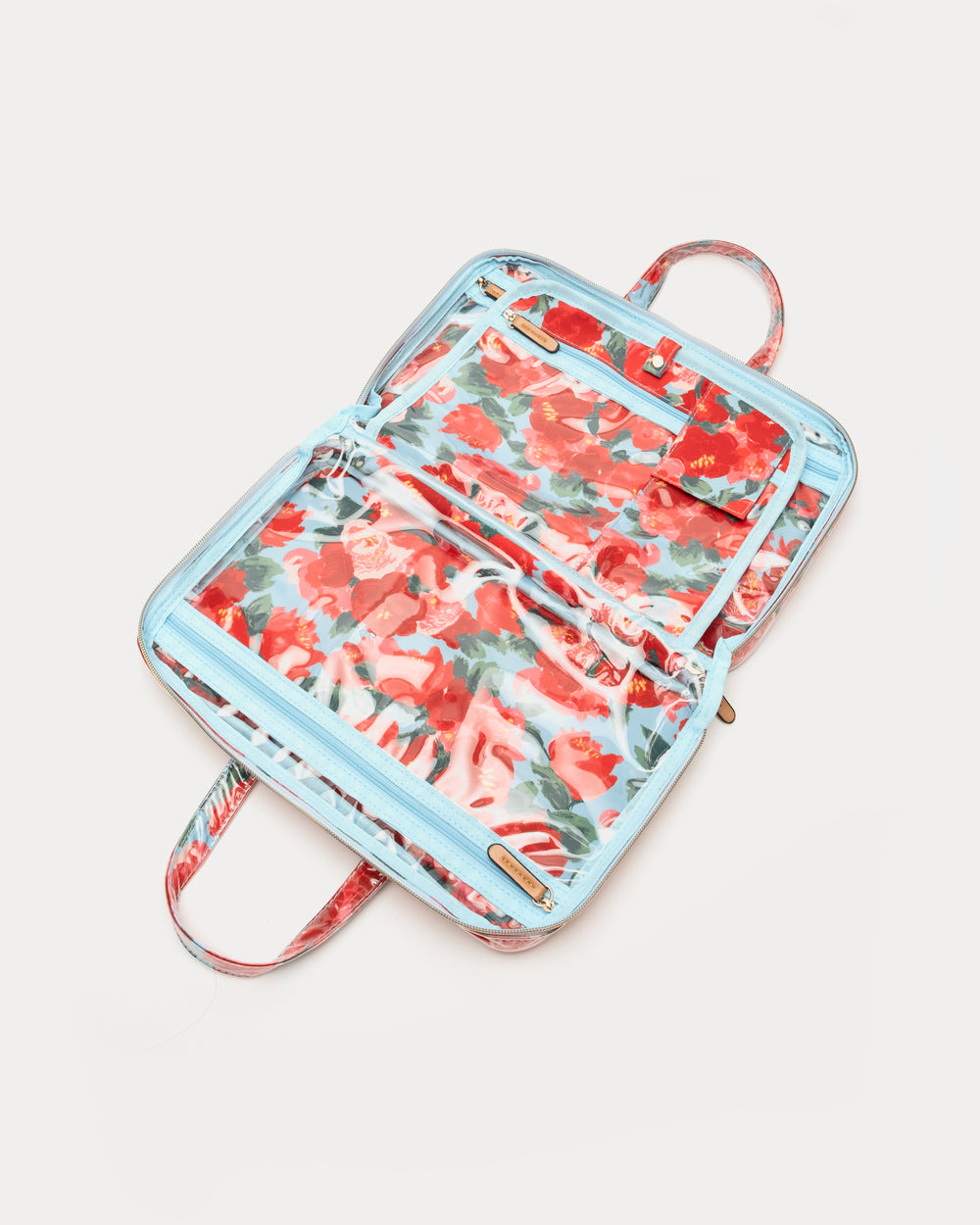 Hanging Travel Cosmetic Case - Peony Print Large Cosmetic Frances Valentine
