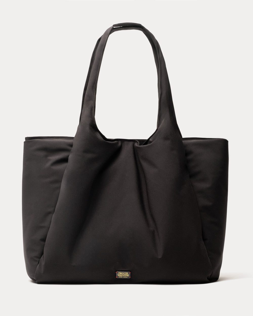 Portia Satchel - Padded Nylon Black