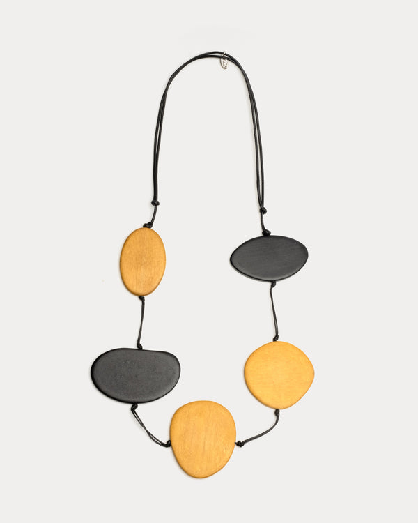 Avary Statement Necklace - Yellow Necklace Sylca