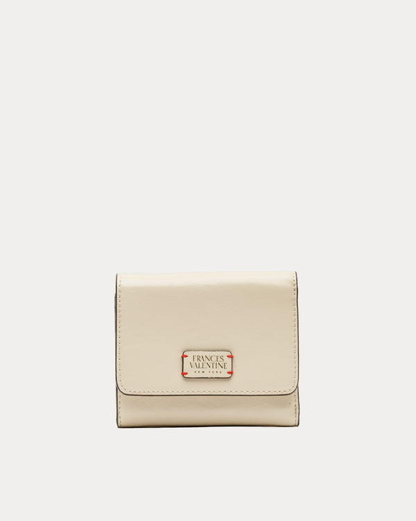 Perfect Wallet - Crinkled Leather Oyster Wallet Frances Valentine