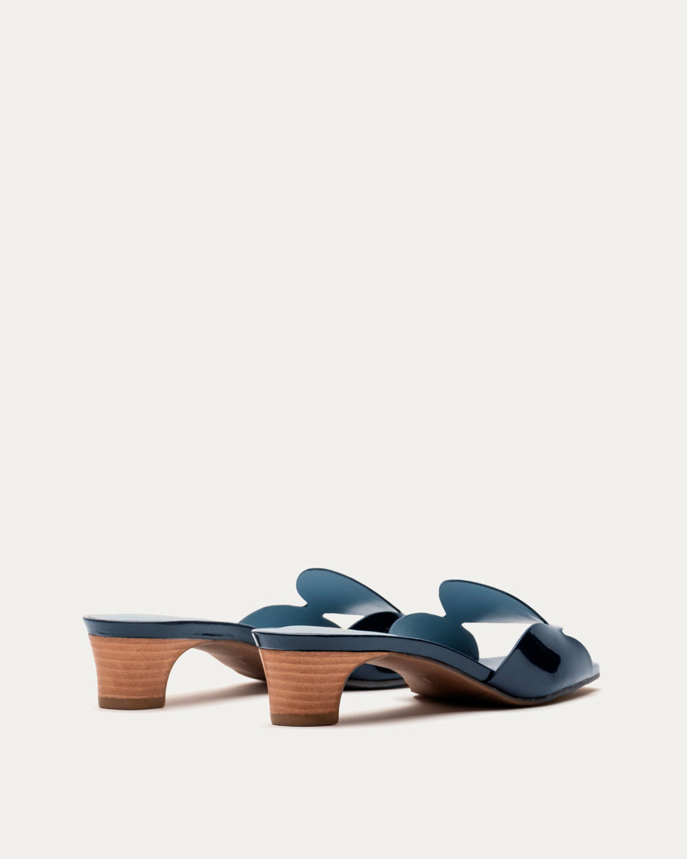 Sandy Circle Slide - Navy Sandals Frances Valentine