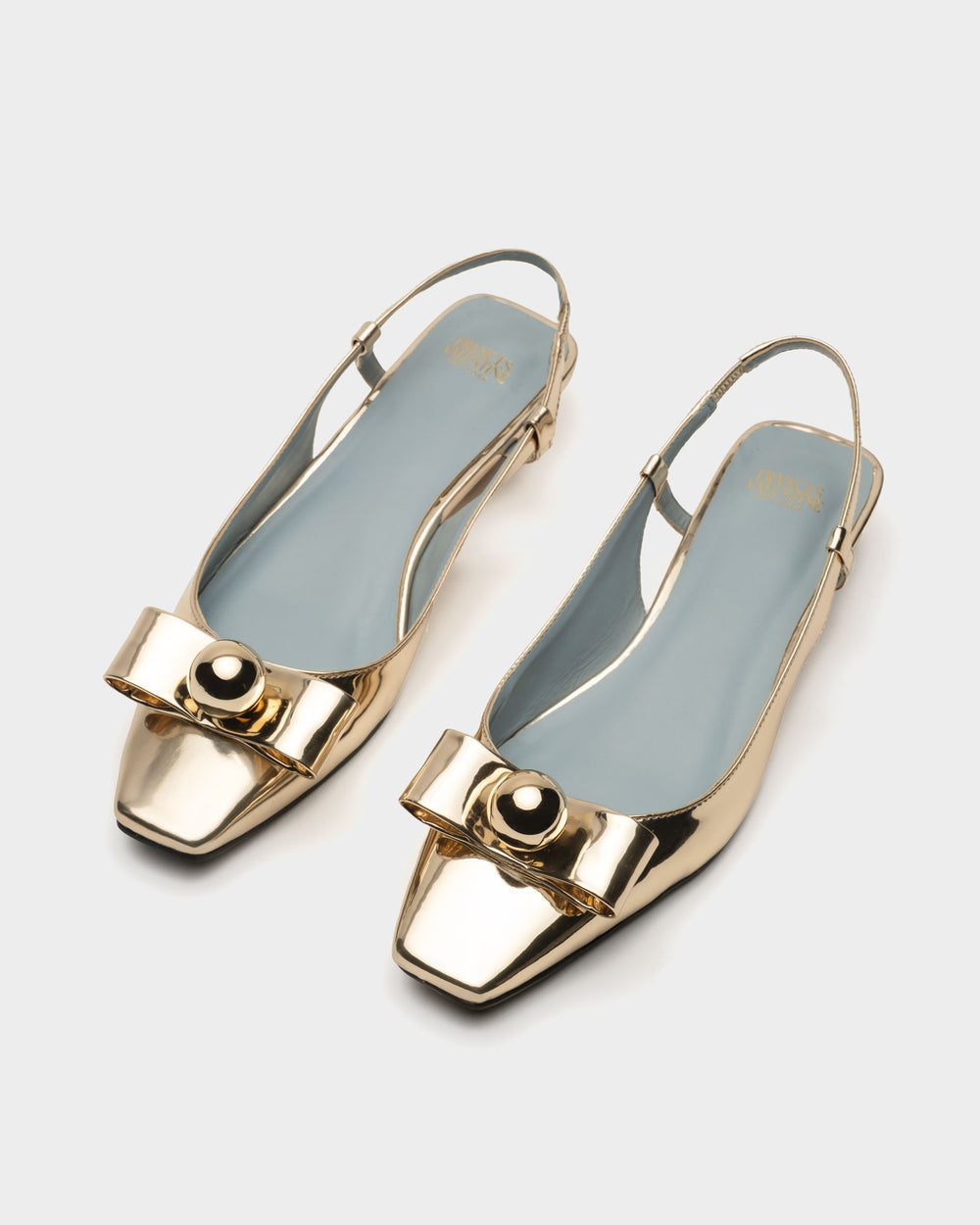 Aubrey Slingback Flat - Platino Flats Frances Valentine