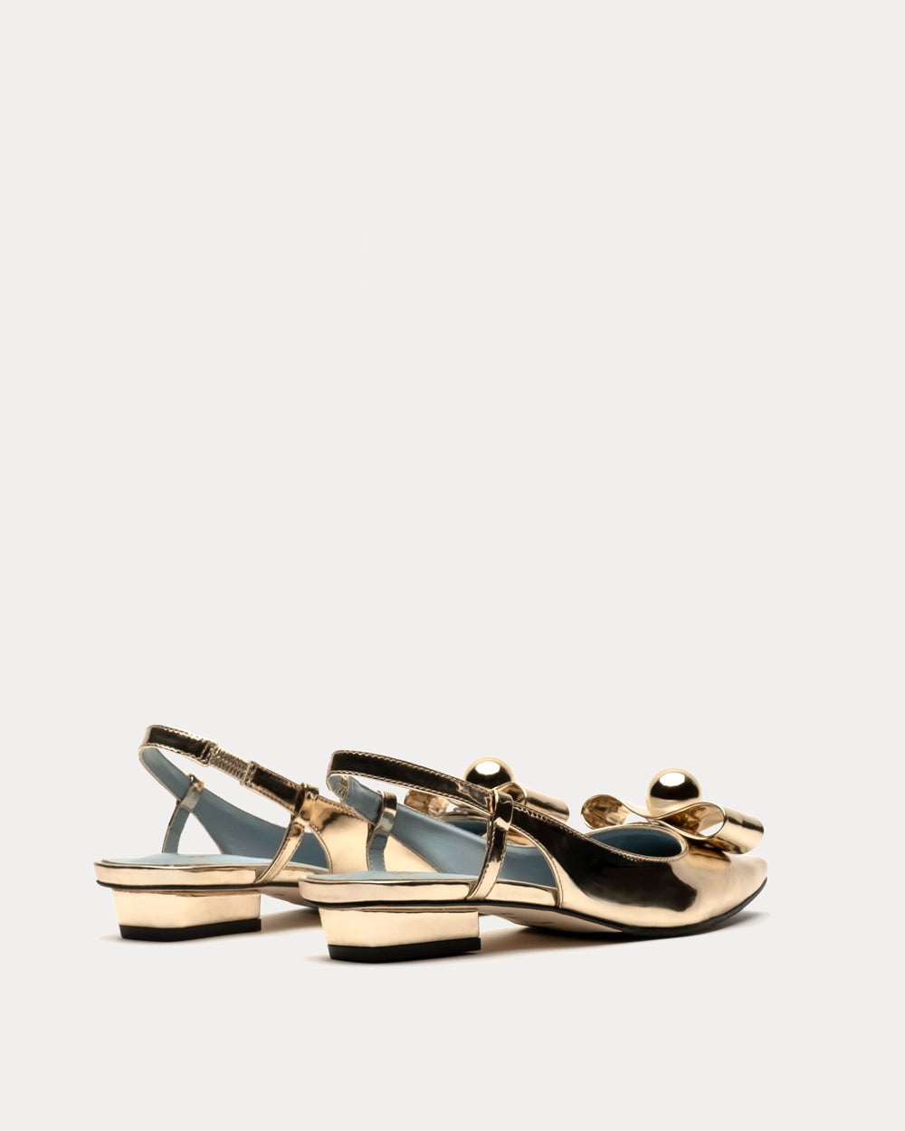 Aubrey Slingback Flat - Platino Flats Frances Valentine