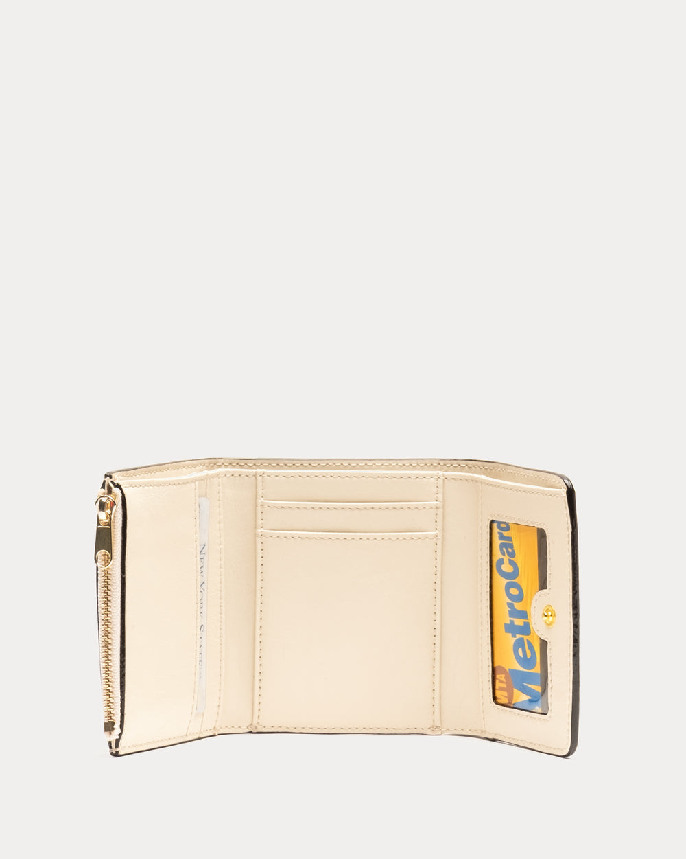 Perfect Wallet - Crinkled Leather Oyster Wallet Frances Valentine
