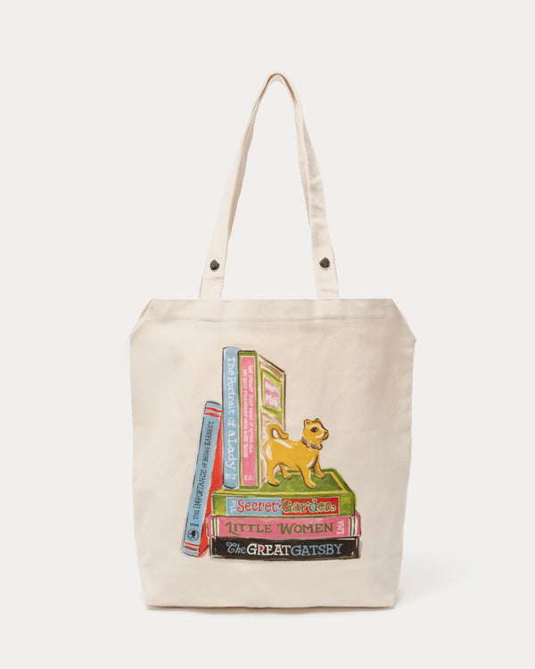 Easy Book Tote - Natural/Multi Small Tote Frances Valentine