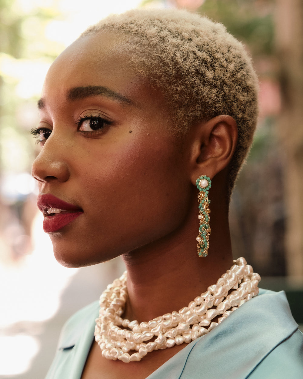 Hera Drop Earring Earrings Lavish