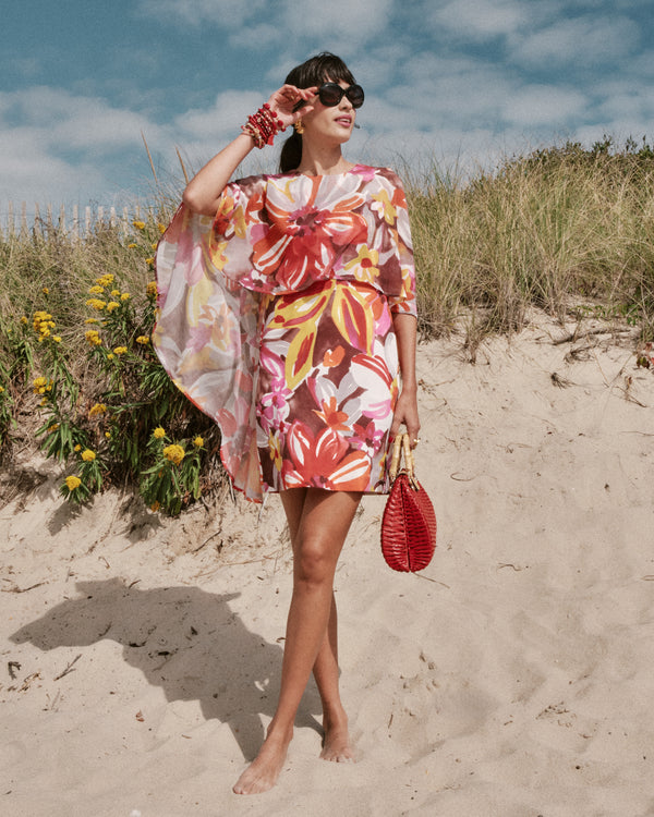 Mini Cape Dress - Sun Floral Dresses Frances Valentine