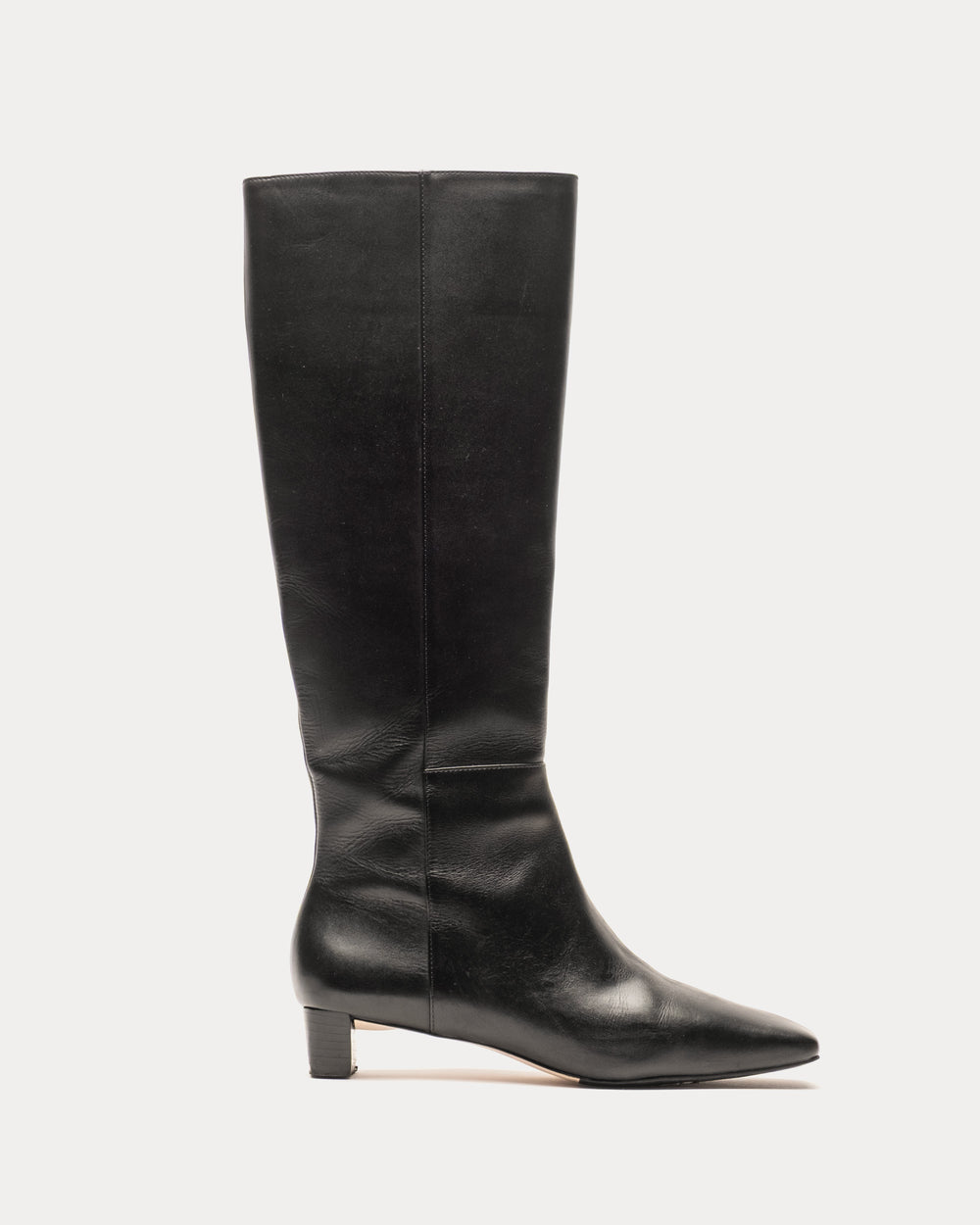 Mackie Leather Boot - Black Boots Frances Valentine
