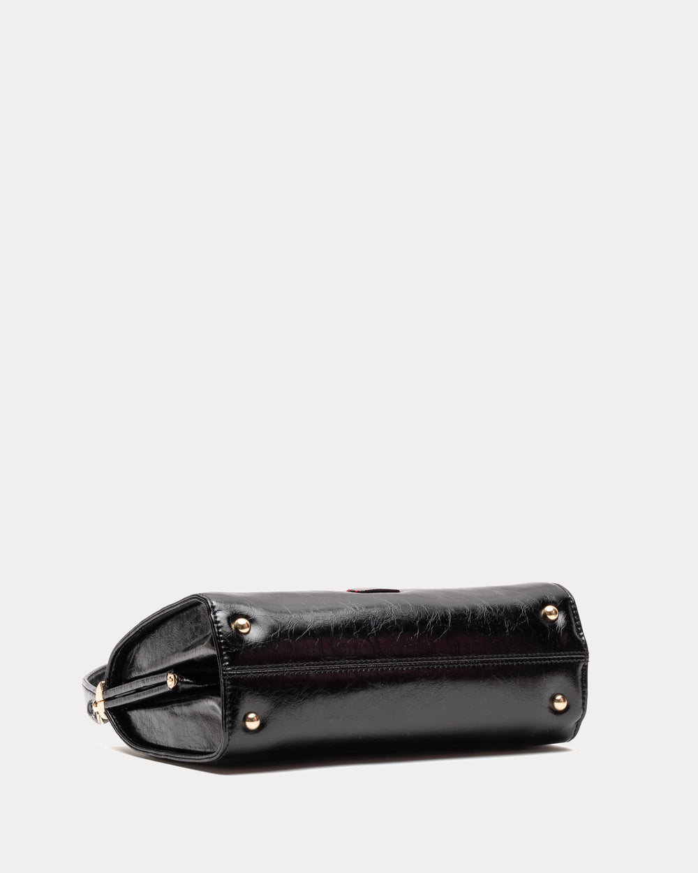 MTM Frame Bag - Crinkled Leather Black Handbag Frances Valentine