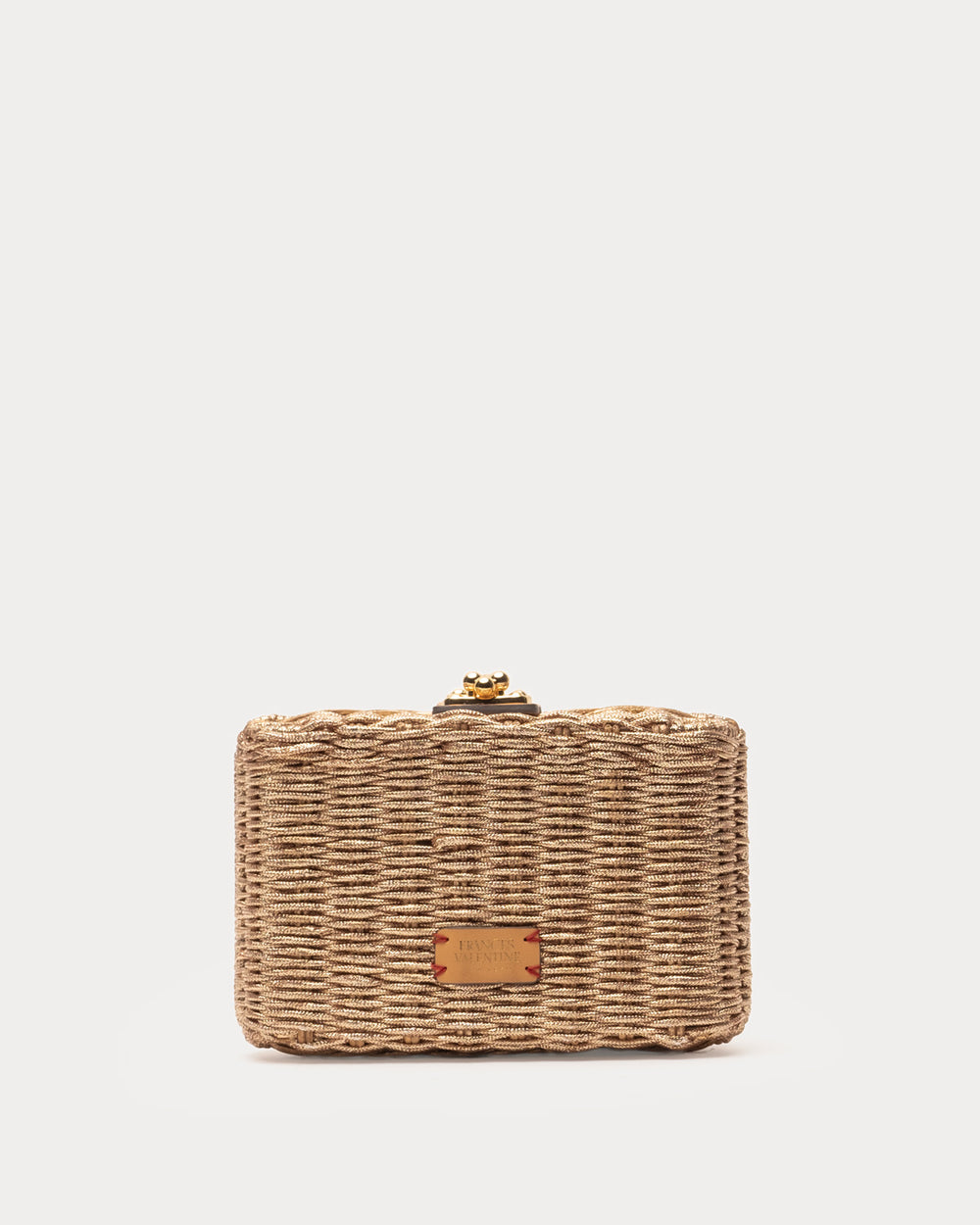Paige Cord Clutch - Gold Basket Frances Valentine