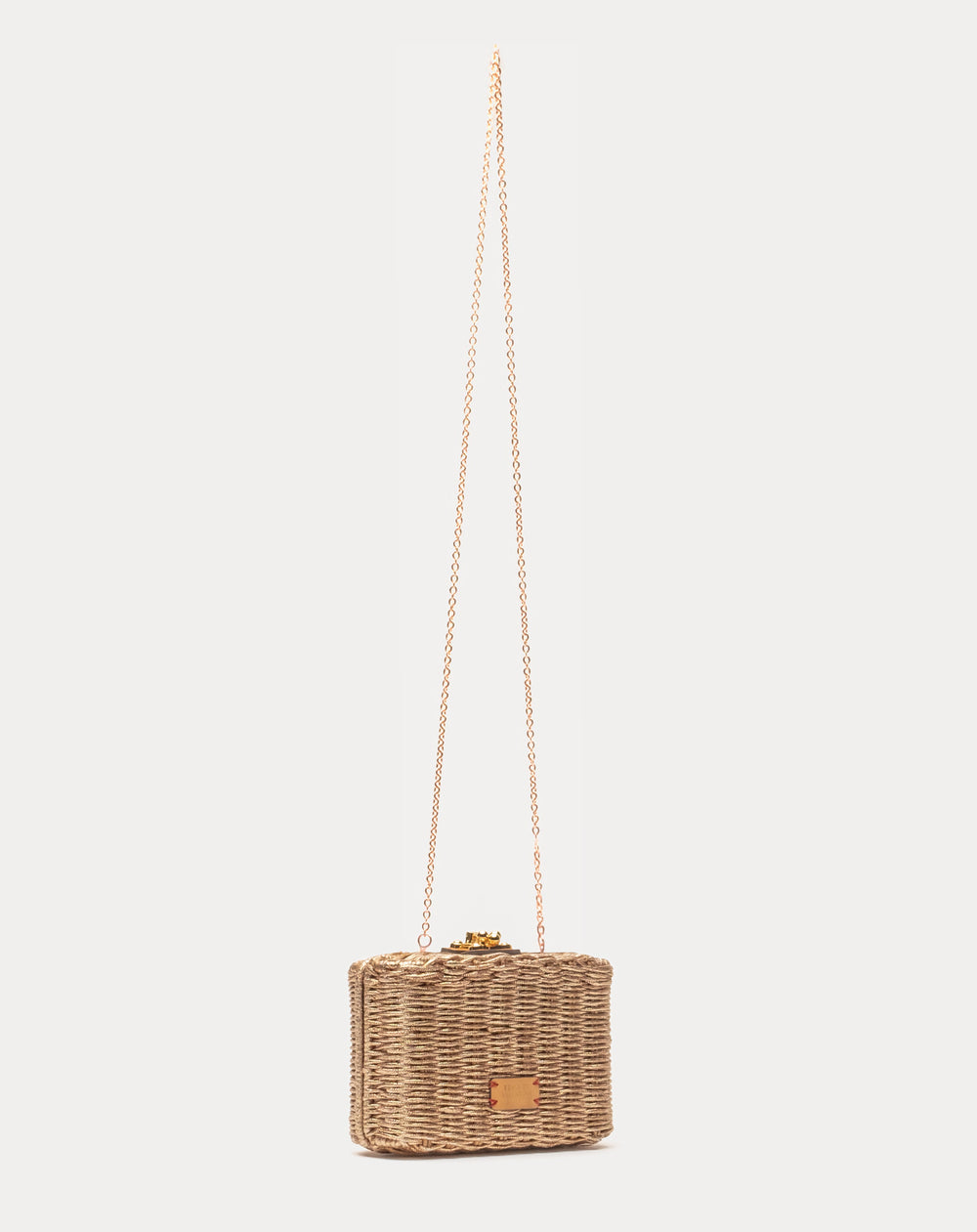 Paige Cord Clutch - Gold Basket Frances Valentine