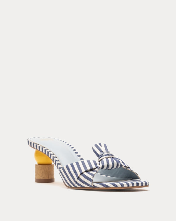 Amanda Heel - Navy/Oyster Heels Frances Valentine