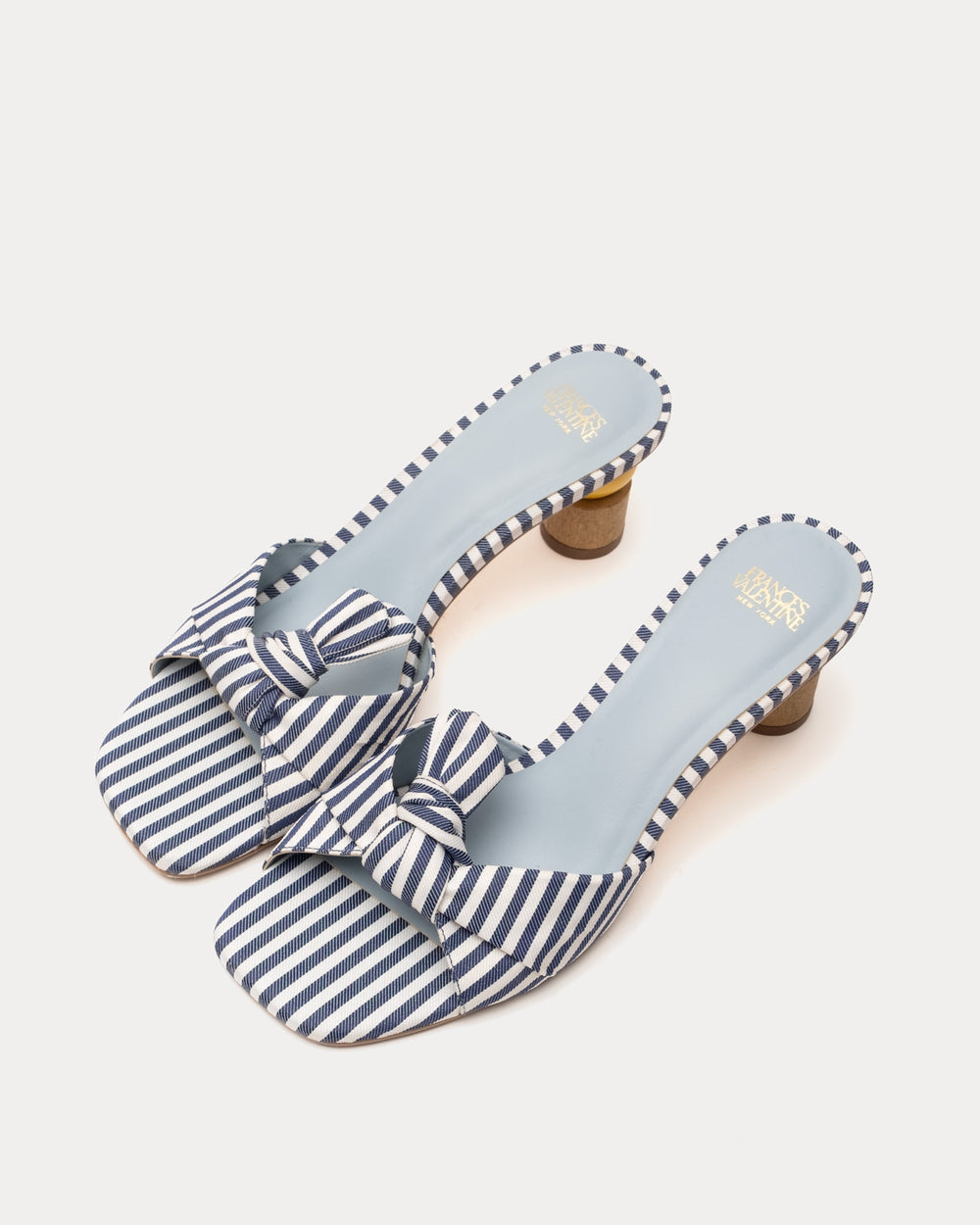 Amanda Heel - Navy/Oyster Heels Frances Valentine