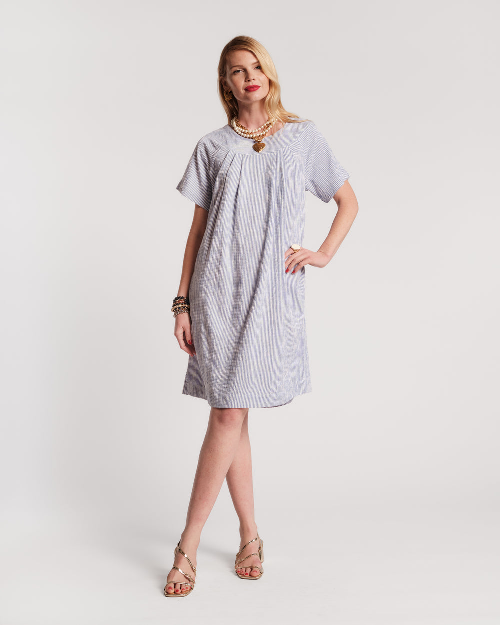 Easy Dress - Seersucker Dresses Frances Valentine