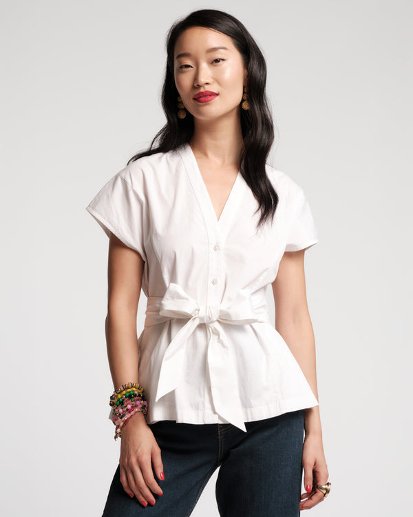 Eve Top - White Shirt Frances Valentine