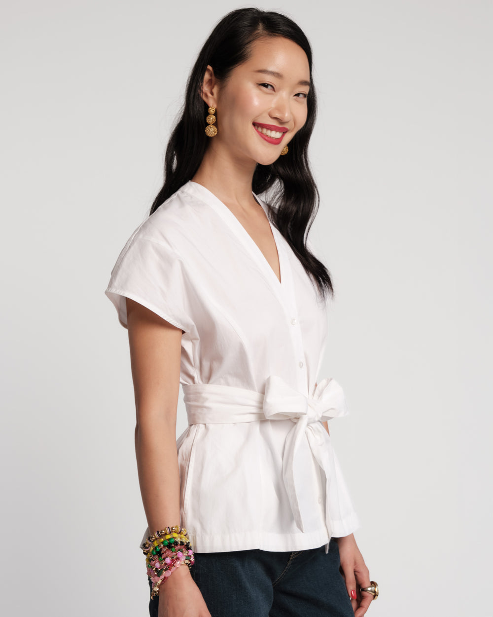 Eve Top - White Shirt Frances Valentine