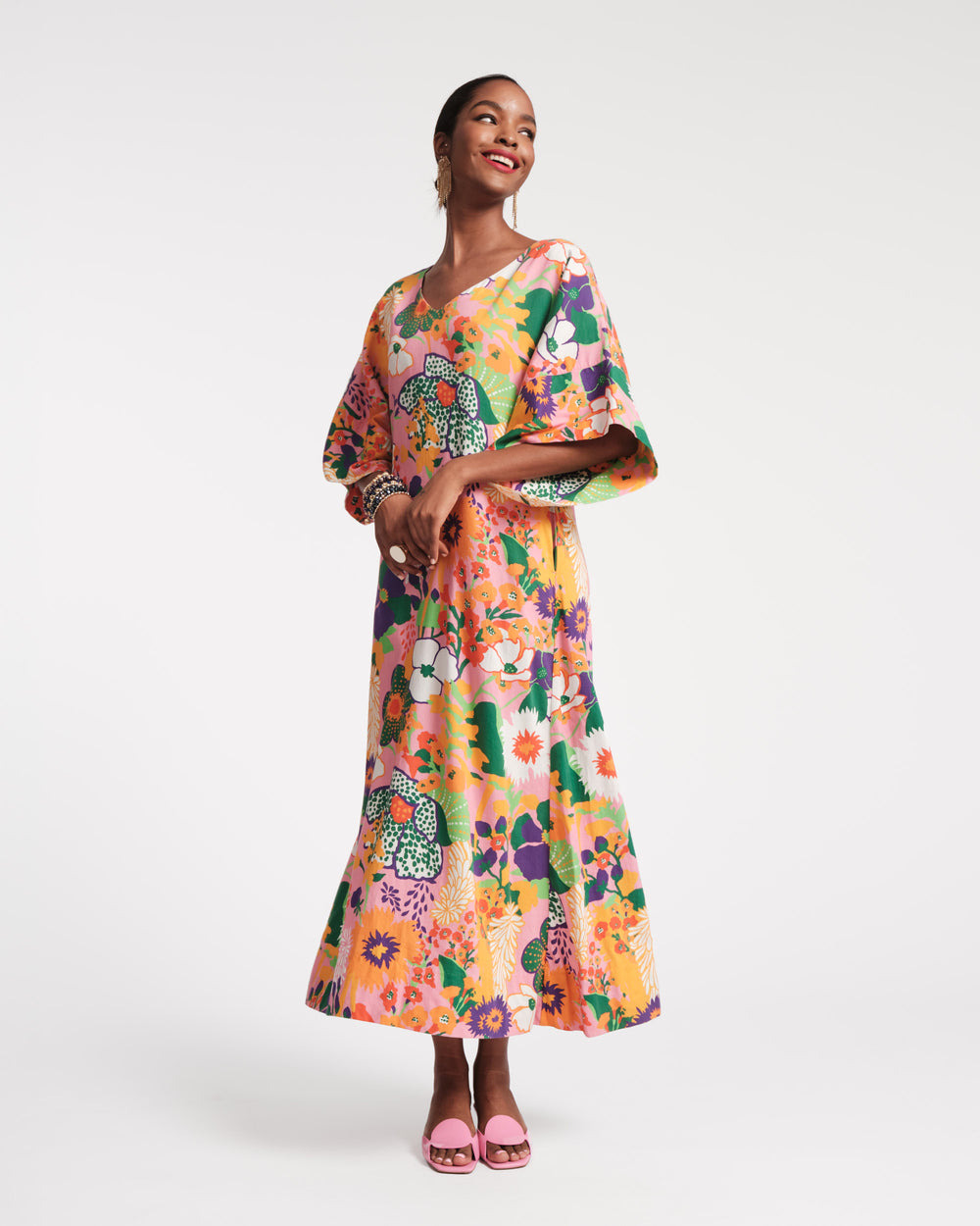 Fin & Tonic Maxi - Botanical Bash Dresses Frances Valentine