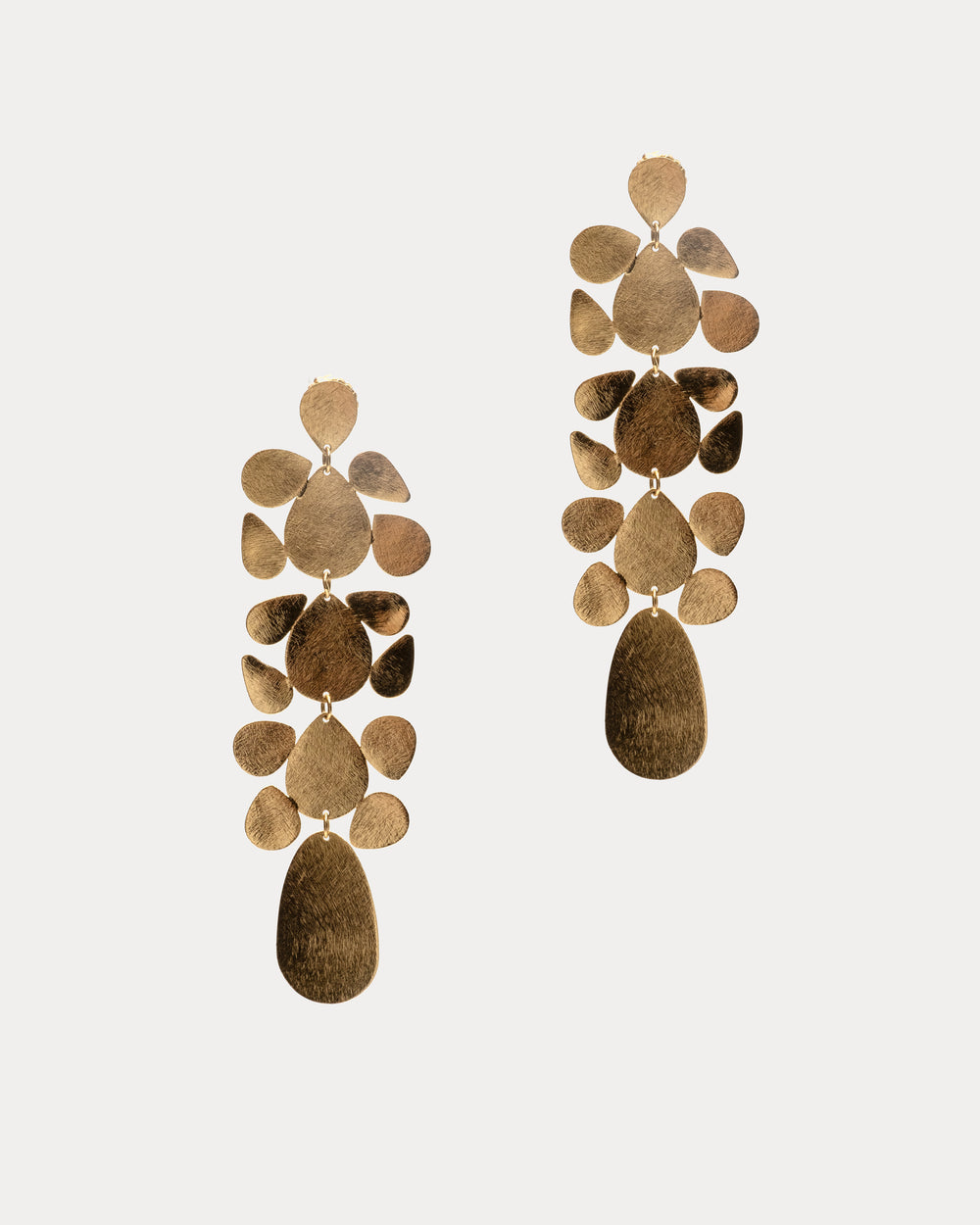 Flat Turtle Earrings - Gold Jewelry Frances Valentine