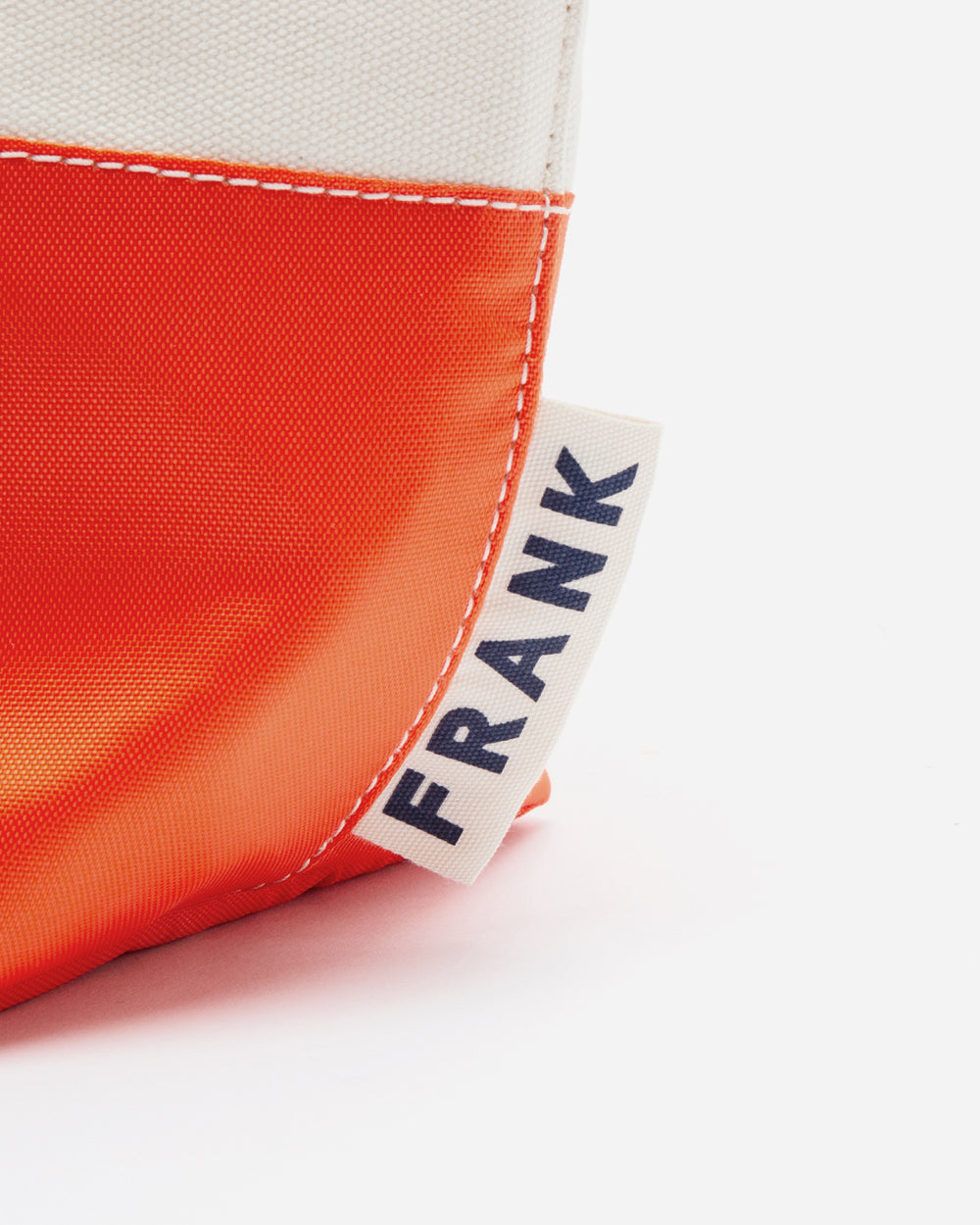 Summer XL Canvas Tote - Natural/Orange Large Tote Frances Valentine