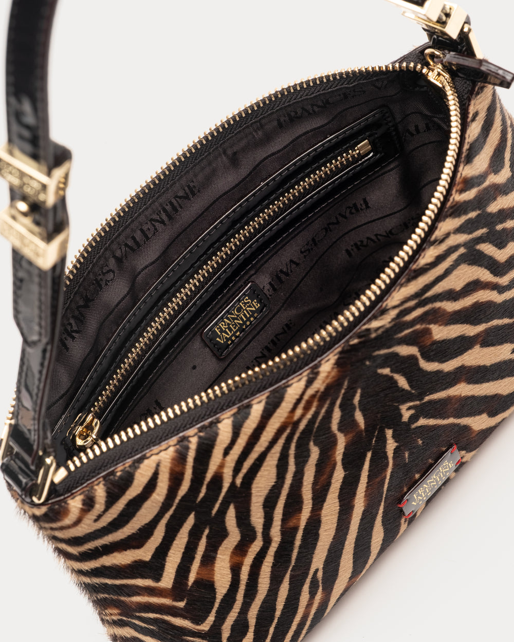 Freddie Bag - Zebra Haircalf Handbag Frances Valentine