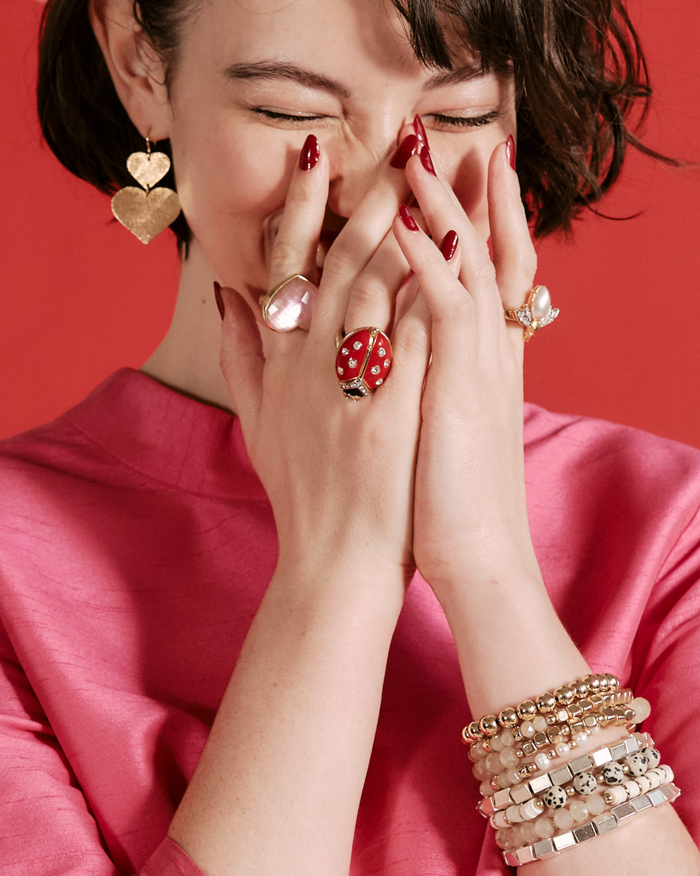 Ladybug Ring - Red Ring Kenneth Jay Lane