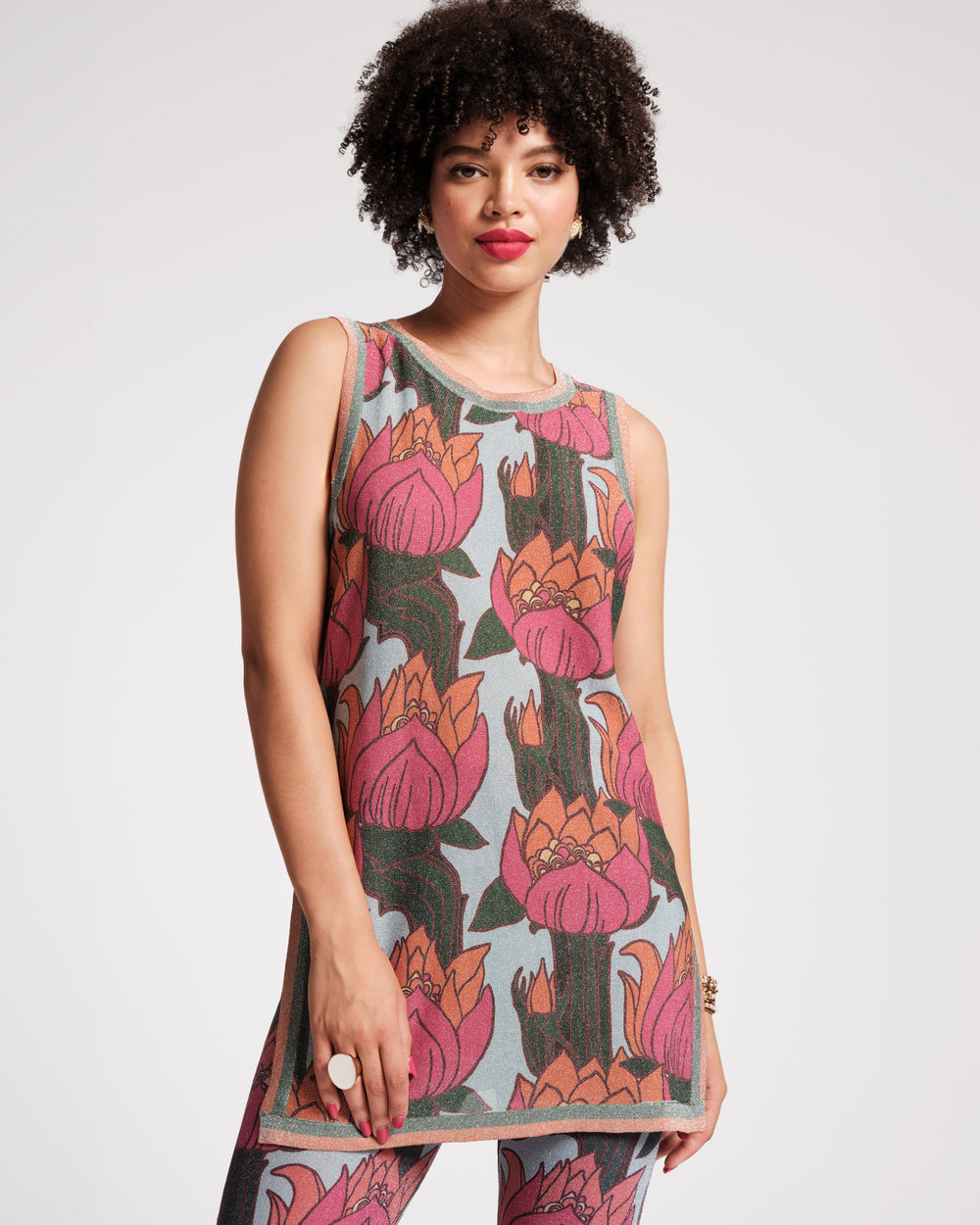 Robbie Pant Set - Fireflower Jumpsuits & Rompers Frances Valentine