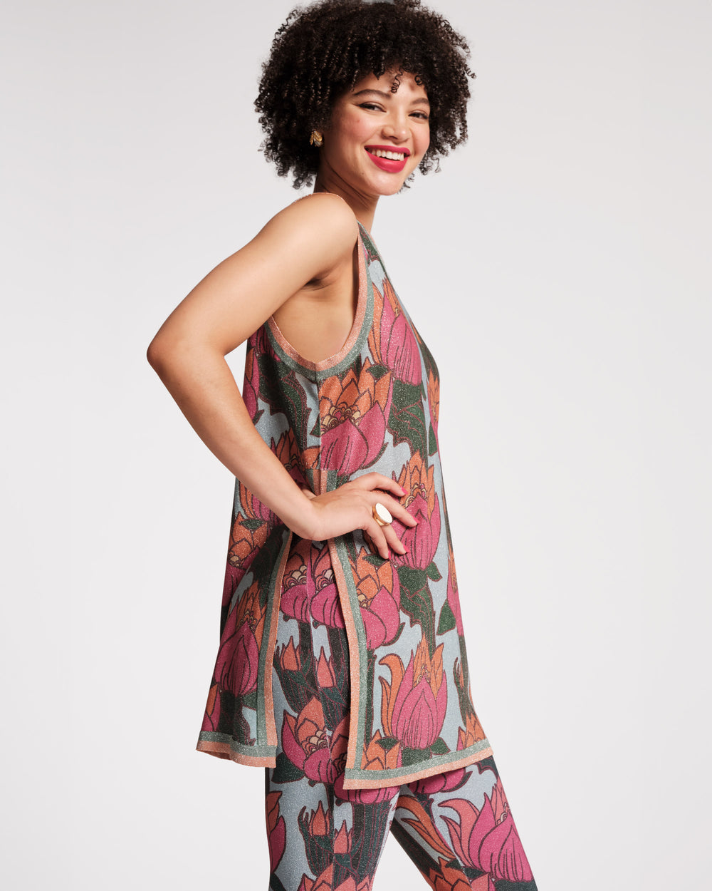 Robbie Pant Set - Fireflower Jumpsuits & Rompers Frances Valentine