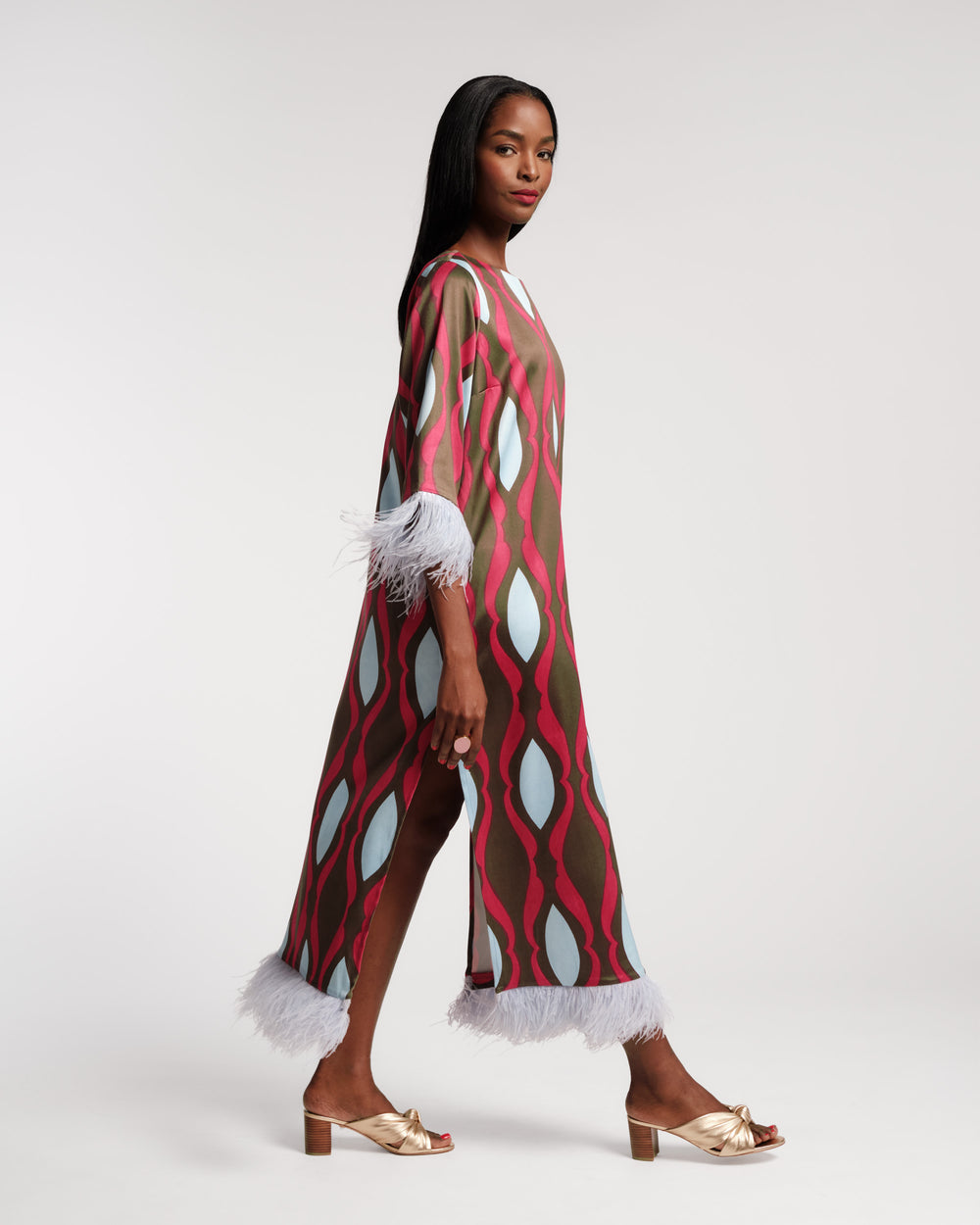 Belle Maxi Dress - Lava Geo Dresses Frances Valentine